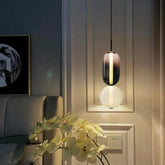 Double Layer Elliptical Ball Modern Pendant Light - Clowas